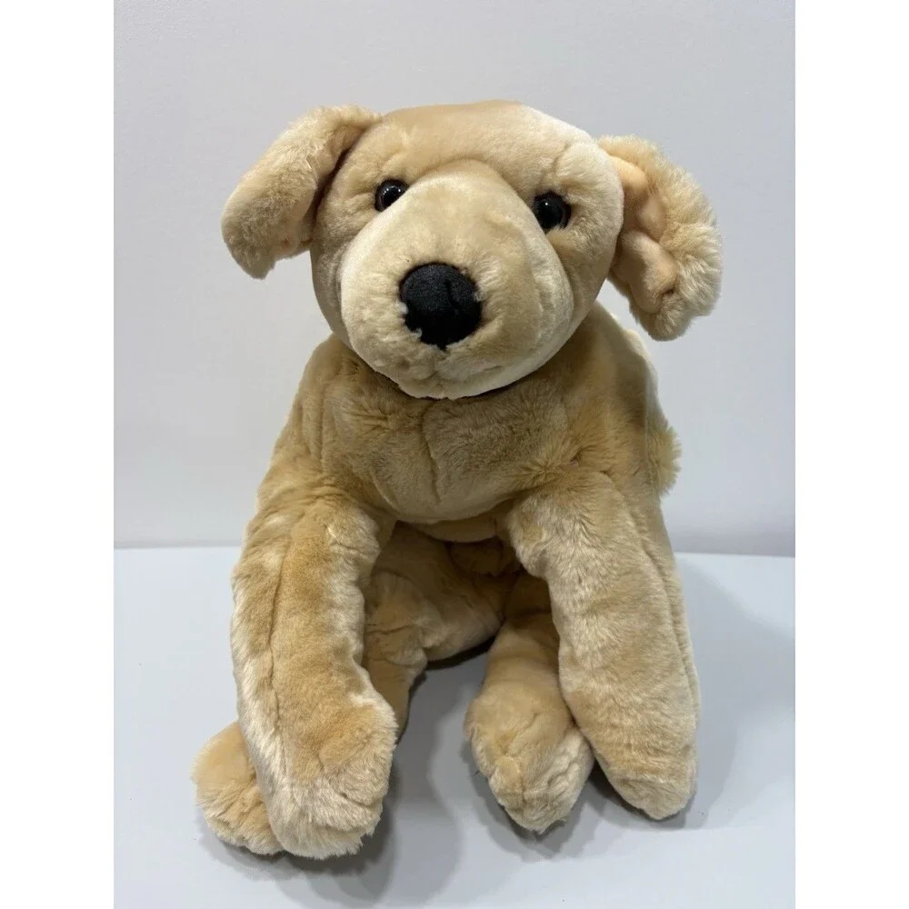 Kids Preferred Realistic Large Yellow Labrador Golden Retriever Plush Dog 27